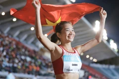Nguyen Thi Oanh et le cap des 15 médailles d'or en athlétisme aux Jeux d'Asie du Sud-Est