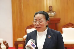 Sounthone Xayachak, secrétaire du Comité central du PRPL et vice-présidente de l'Assemblée nationale lao. Photo: VNA