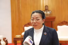 Sounthone Xayachak, secrétaire du Comité central du PRPL et vice-présidente de l'Assemblée nationale lao. Photo: VNA