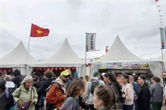 Le journal Nhân Dân participe à la Fête de l’Humanité 2025 en France. Photo: VNA