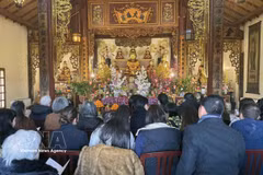 La communauté vietnamienne en France se rassemble à l'occasion du Têt. Photo: VNA