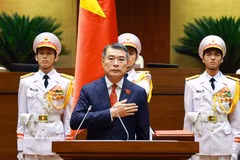 L’Assemblée nationale du Vietnam a élu à l’unanimité Le Minh Hung Premier ministre pour la période 2026-2031. Photo: VNA