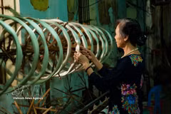 Hanoï reconnaît officiellement le village de la soie de Van Phuc comme site touristique. Photo: VNA