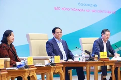 Le Premier ministre Pham Minh Chinh au 7ᵉ Dialogue avecles agriculteurs. Photo: VNA