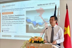 Le vice-ministre de l’Éducation et de la Formation, Nguyen Van Phuc à la cérémonie de lancement du cour de formation. Photo: VNA