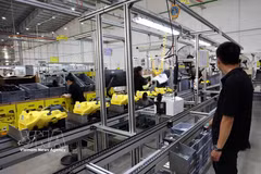 L’usine Kärcher Vietnam Technology, spécialisée dans la fabrication d’équipements de nettoyage, dans la commune de Nui Thanh, ville de Da Nang. Photo : VNA
