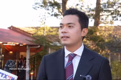 Huynh Tan Dat, président de l’Association des étudiants vietnamiens en Australie. Photo: VNA