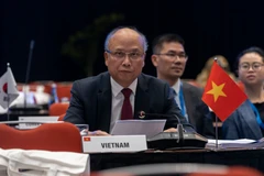 L'ambassadeur du Vietnam en France, Dinh Toàn Thang, représentant du président vietnamien auprès de l'OIF, assiste à la 46ᵉ Conférence ministérielle de la Francophonie. Photo: VNA