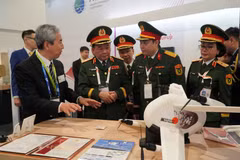 La délégation du ministère vietnamien de la Défense au Singapore Airshow 2026. Photo: ministère vietnamien de la Défense