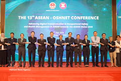 Délégués à la 13e Conférence du Réseau de l'ASEAN pour la sécurité et la santé au travail (ASEAN-OSHNET). Photo: VNA