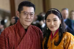 Le roi Jigme Khesar Namgyel Wangchuck et la reine Jetsun Pema du Bhoutan. Photo: Getty Images