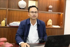 Pham Quoc Hoan, vice-président du Comité populaire de la commune de Khanh Hoi. Photo: VNA