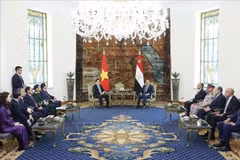 Entretien entre les présidents vietnamien et angolais