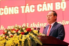 Le Bureau politique a décidé de désigner Quan Minh Cuong au poste de secrétaire du Comité provincial du Parti de Quang Ninh (Nord) pour le mandat 2025-2030. Photo: VNA