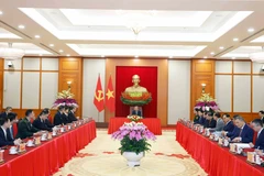 Le secrétaire général To Lam reçoit les ministres chinois des Affaires étrangères, de la Défense et de la Sécurité publique. Photo: VNA