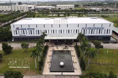 Un coin de la zone industrielle (ZI) spécialisée de Phu My 3. Photo: VNA