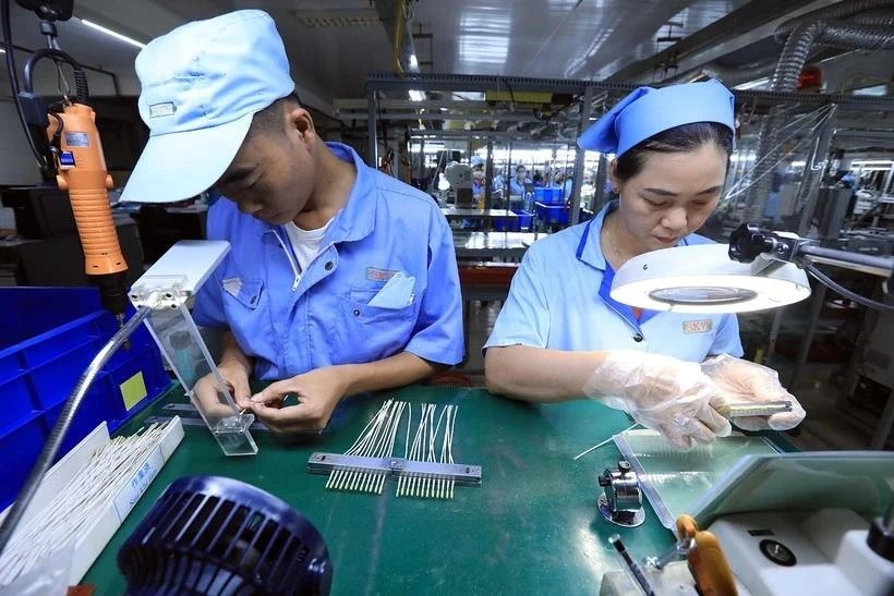 La production verte est une opportunité pour les entreprises de participer activement à la chaîne d'approvisionnement. Photo : VietnamPlus