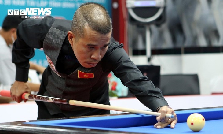 Le joueur de billard vietnamien, Trân Quyêt Chiên. Photo: VTCNews