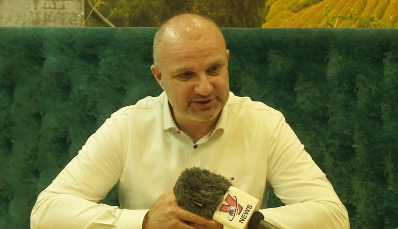 L'ancien directeur général de la Chambre de commerce et d'industrie de Slovénie (CCIS), Ales Cantarutti. Photo: VNA