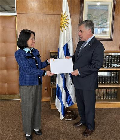 L'Uruguay s'engage à soutenir le Vietnam dans la négociation d'un ALE avec le Mercosur