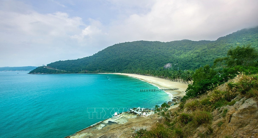 Une belle plage à Cu Lao Cham. Photo : VNA
