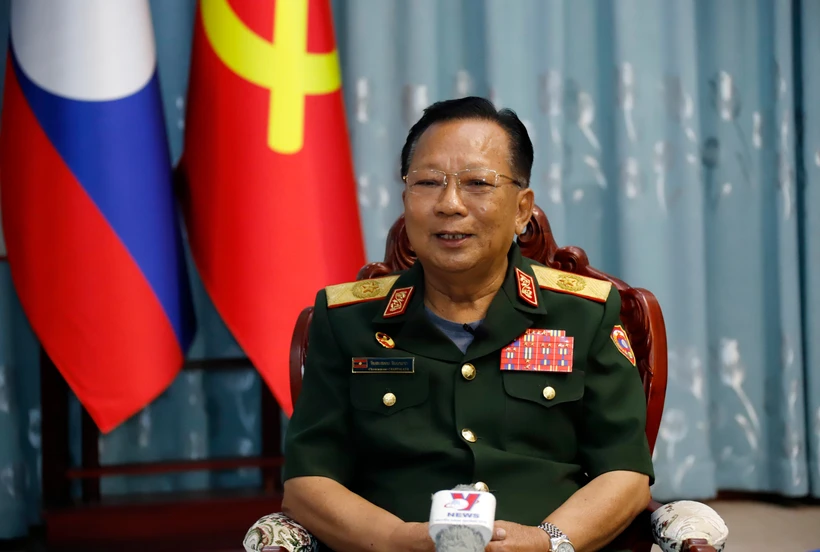 Le général Chansamone Chanyalath, vice-Premier ministre lao et ministre de la Défense. Photo : VNA