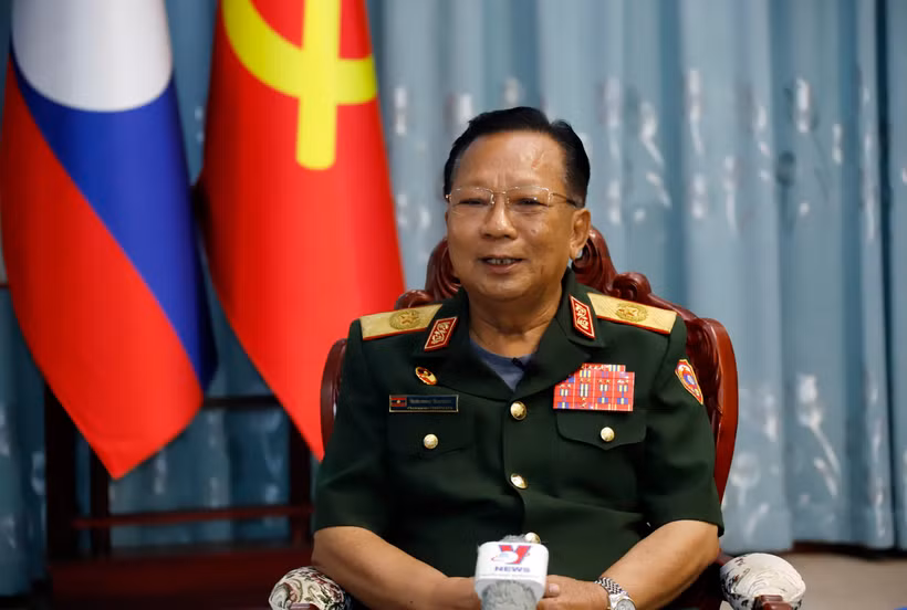 Le général Chansamone Chanyalath, vice-Premier ministre lao et ministre de la Défense. Photo : VNA