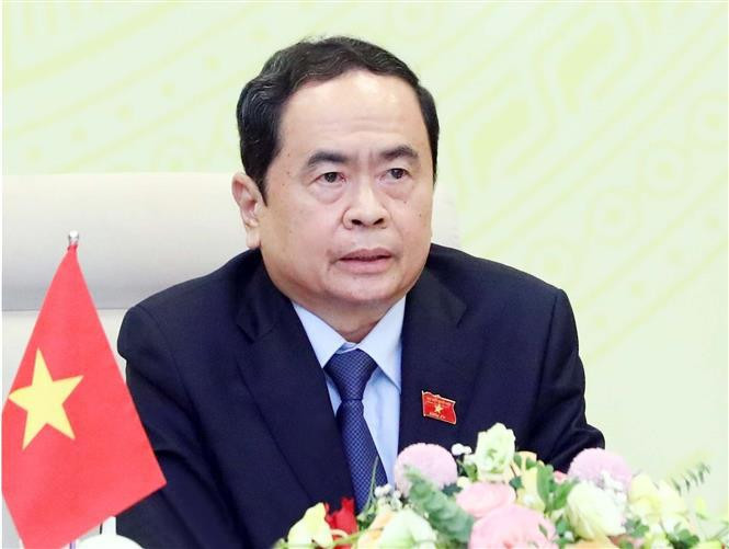 Le président de l'Assemblée nationale Tran Thanh Man. Photo : VNA