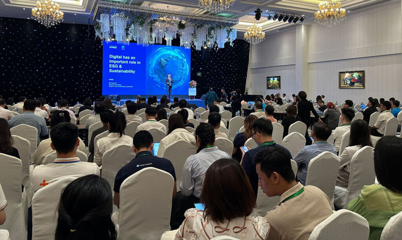 Ouverture de la conférence - exposition Biztech Vietnam 2024, le 10 mai à Hô Chi Minh-Ville. Photo : CTV/CVN