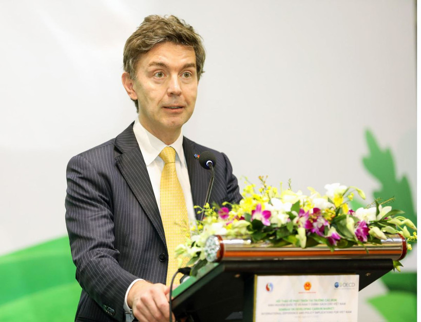 L'ambassadeur et chef de la délégation de l'UE au Vietnam, Julien Guerrier. Photo: VNA
