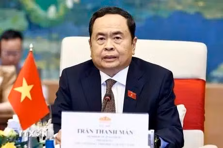 Le président de l'Assemblée nationale du Vietnam Tran Thanh Man. Photo : VNA