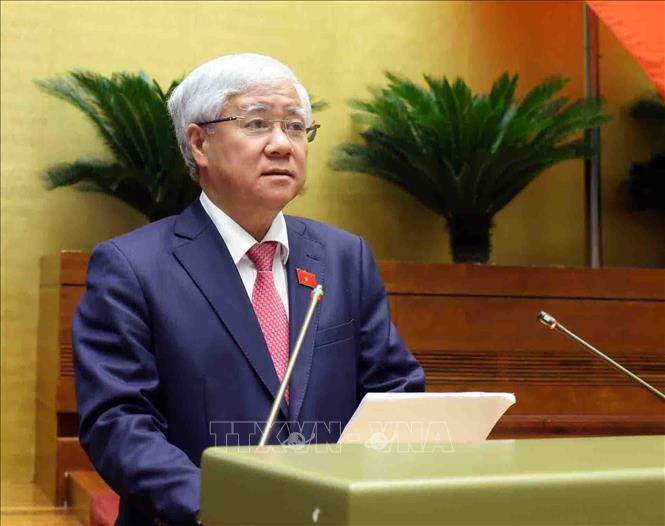 Le président du Comité central du Front de la Patrie du Vietnam (FPV) Do Van Chien. Photo: VNA