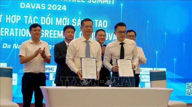 Le Département des Sciences et Technologies de la ville de Da Nang signe un accord de coopération avec KILSA Global. Photo: VNA