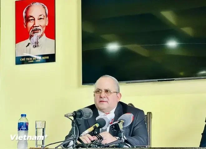 Jorge Luis Broche Lorenzo, membre du Secrétariat, chef du Département de l’économie et la production du Comité central du Parti communiste de Cuba. Photo : VietnamPlus