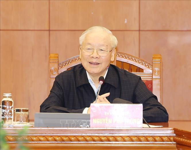 Le secrétaire général Nguyen Phu Trong. Photo : VNA