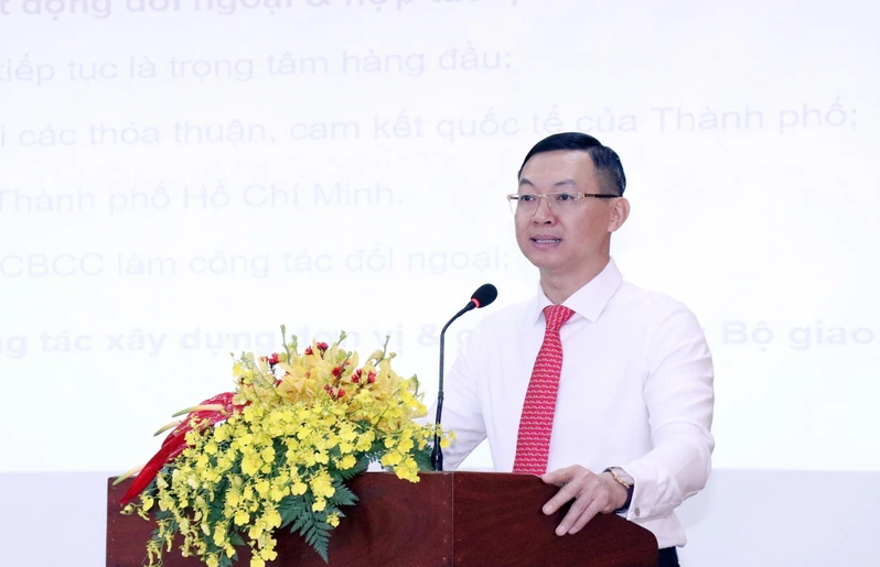 Tran Phuoc Anh, directeur du Département municipal des affaires extérieures de Ho Chi Minh-Ville. Photo : VNA