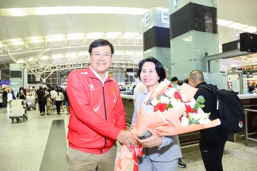 Le directeur du Département de l'éducation physique et des sports, chef de la délégation sportive vietnamienne aux Jeux olympiques (JO) de Paris 2024 Dang Ha Viet. Photo : VNA