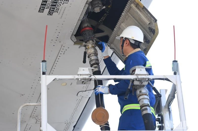 En 2023, Vietnam Airlines a réduit près de 70.000 tonnes de CO2, grâce à l'optimisation de l'exploitation des avions et aux économies de carburants. Photo: nhandan