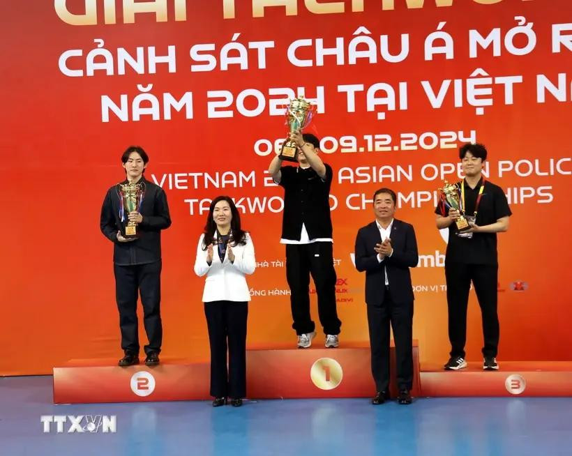 La délégation vietnamienne occupe la première place du podium avec un total de 37 médailles d'or, 36 d'argent et 33 de bronze. Photo: VNA