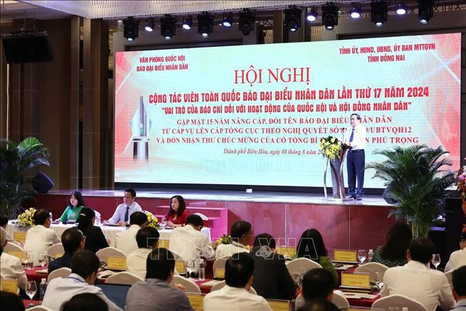 Le président de l'Assemblée nationale (AN) Tran Thanh Man a assisté à la Conférence. Photo : VNA