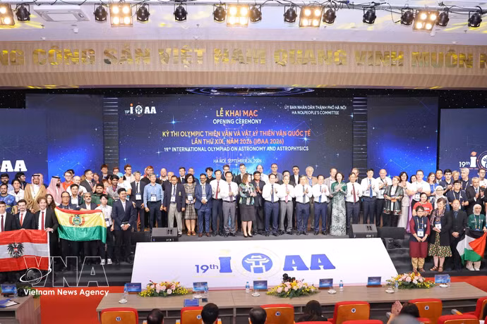 La 19e Olympiade internationale d’astronomie et d’astrophysique (IOAA 2026) s’ouvre le 26 septembre à l’Université Phenikaa, à Hanoï. Photo : VNA
