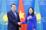 La vice-présidente Vo Thi Anh Xuan termine son voyage au Kazakhstan