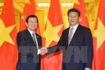 Rencontre Truong Tan Sang-Xi Jinping 