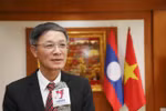 Phan Minh Chien, chargé d'affaires de l'ambassade du Vietnam au Laos. Photo: VNA