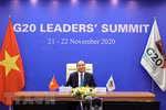 Le PM Nguyên Xuân Phuc s’adresse au Sommet virtuel du G20