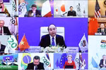 Le Premier ministre Nguyen Xuan Phuc assiste au Sommet virtuel du G20