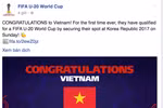 Félicitations au Vietnam pour sa qualification en Coupe du monde U-20 de la FIFA