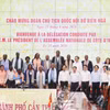 Le président de l’Assemblée nationale ivoirienne, Patrick Achi et les dirigeants de la ville de Cân Tho. Photo: VNA