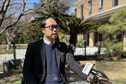 Le président de l'Union des associations des Vietnamiens au Japon, Nguyen Hong Son. Photo: VNA