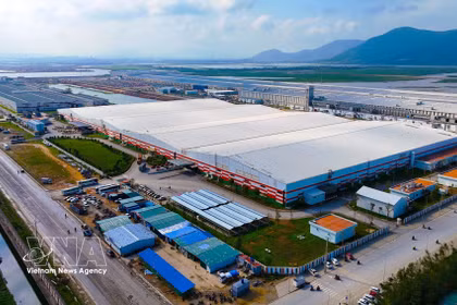 Zone économique de Vung Ang dans la province de Ha Tinh. Photo: VNA